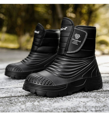 Men’s Plush Warm Outdoor Work Boots | Men's Snow Boots by Anwer Fancy | Worldwide Shipping