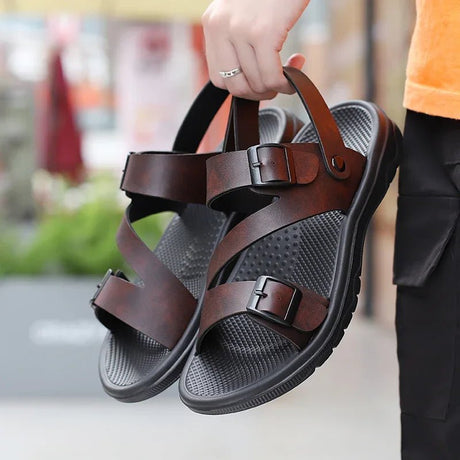 Men’s PU Leather Outdoor Sport Sandals | by Anwer Fancy | Worldwide Shipping