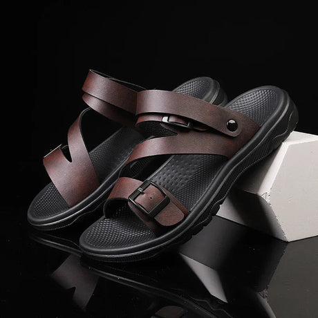 Men’s PU Leather Outdoor Sport Sandals | by Anwer Fancy | Worldwide Shipping