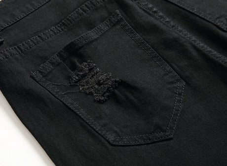 Men’s Ripped Biker Skinny Jeans | Men's Jeans by Anwer Fancy | Worldwide Shipping