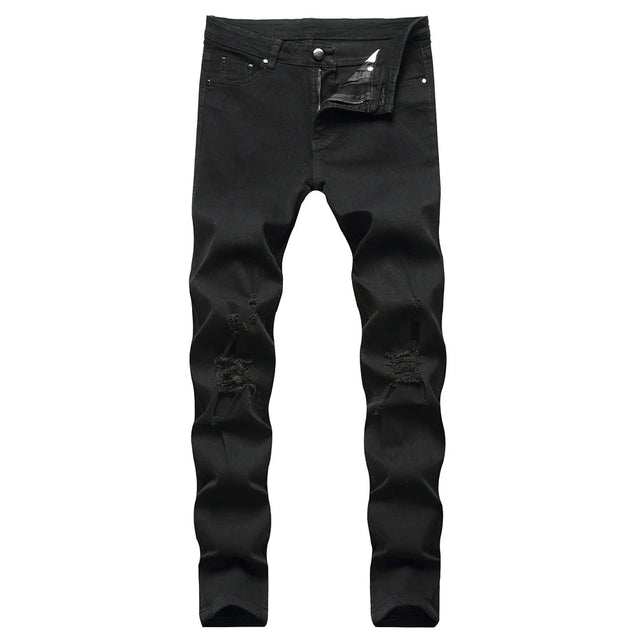 Men’s Ripped Biker Skinny Jeans | Men's Jeans by Anwer Fancy | Worldwide Shipping