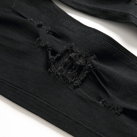 Men’s Ripped Biker Skinny Jeans | Men's Jeans by Anwer Fancy | Worldwide Shipping