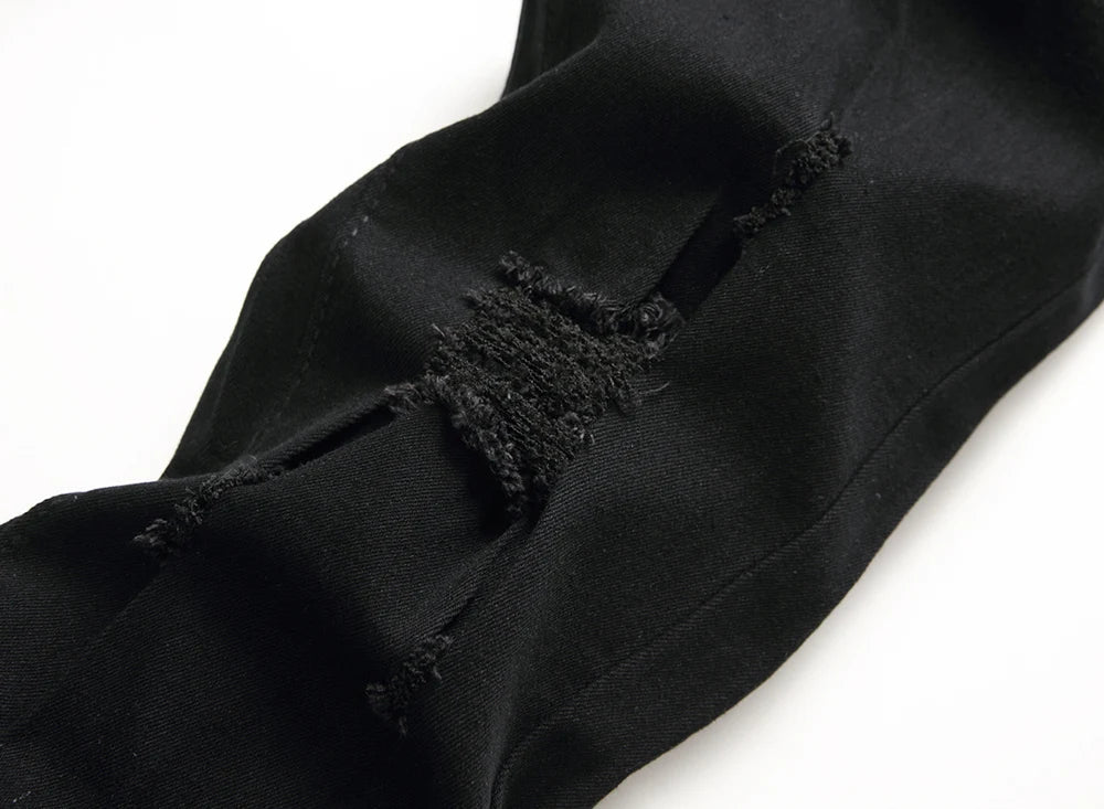 Men’s Ripped Biker Skinny Jeans | Men's Jeans by Anwer Fancy | Worldwide Shipping