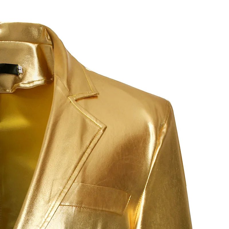 Men’s Shiny Gold Party Suit Set | by Anwer Fancy | Worldwide Shipping