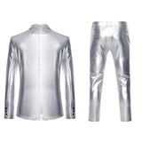 Men’s Shiny Gold Party Suit Set | by Anwer Fancy | Worldwide Shipping