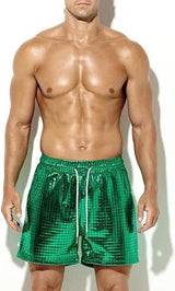 Men’s Shiny Lounge Shorts | Men's Loungewear by Anwer Fancy | Worldwide Shipping