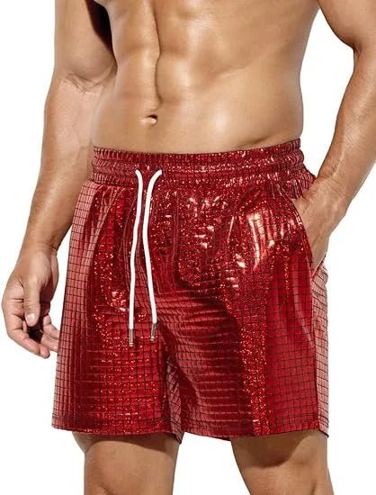 Men’s Shiny Lounge Shorts | Men's Loungewear by Anwer Fancy | Worldwide Shipping