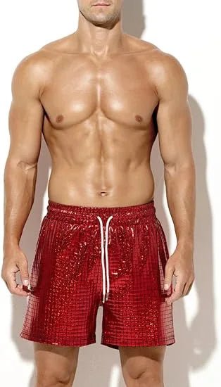 Men’s Shiny Lounge Shorts | Men's Loungewear by Anwer Fancy | Worldwide Shipping
