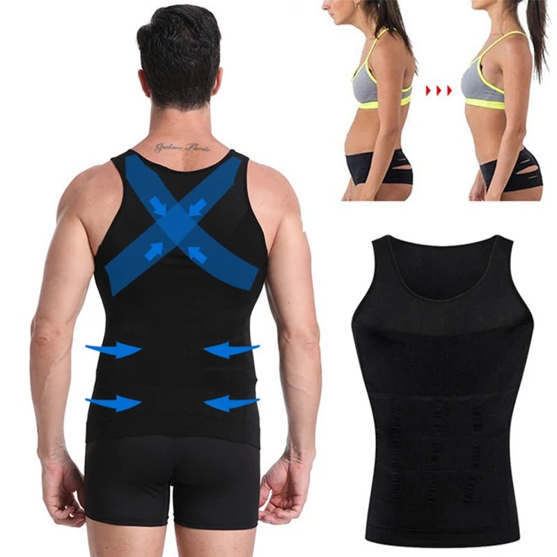 Men’s Slim Waist Corset Shaper Vest | by Anwer Fancy | Worldwide Shipping
