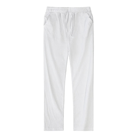 Men’s Solid Linen Trousers | Men's Loungewear by Anwer Fancy | Worldwide Shipping