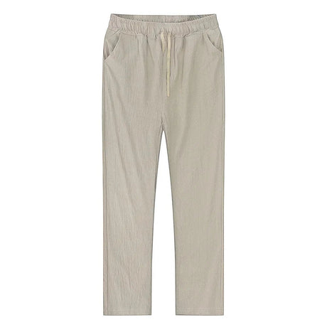 Men’s Solid Linen Trousers | Men's Loungewear by Anwer Fancy | Worldwide Shipping