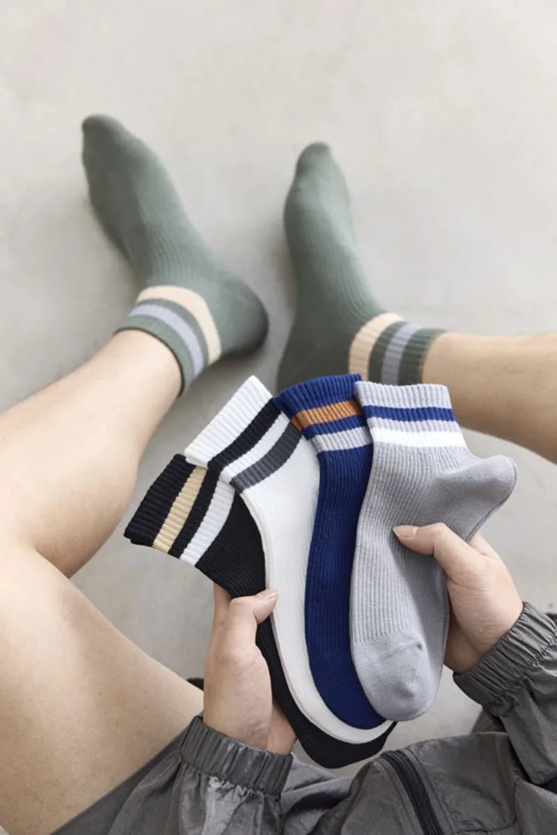 Men’s Striped Low - Cut Casual Socks | Men's Socks & Hosiery by Anwer Fancy | Worldwide Shipping