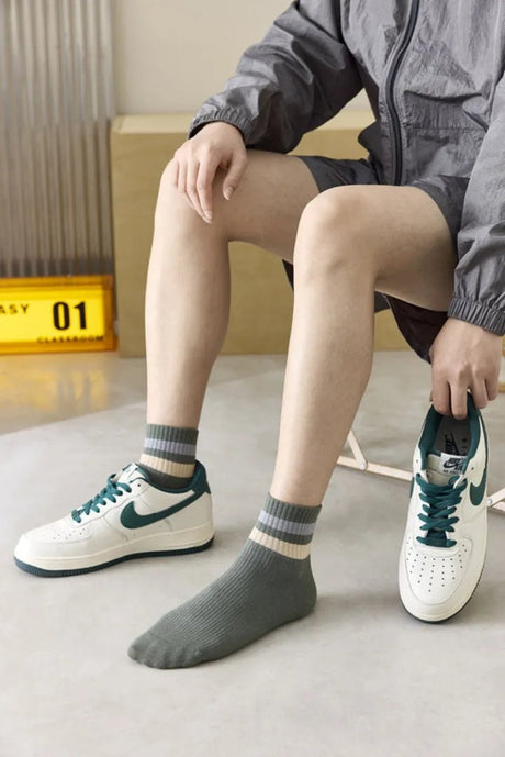 Men’s Striped Low - Cut Casual Socks | Men's Socks & Hosiery by Anwer Fancy | Worldwide Shipping