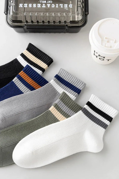 Men’s Striped Low - Cut Casual Socks | Men's Socks & Hosiery by Anwer Fancy | Worldwide Shipping