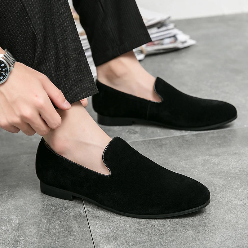 Men’s Suede Driving Mules | Men's Mules & Clogs by Anwer Fancy | Worldwide Shipping