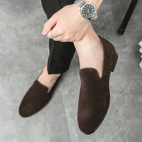 Men’s Suede Driving Mules | Men's Mules & Clogs by Anwer Fancy | Worldwide Shipping