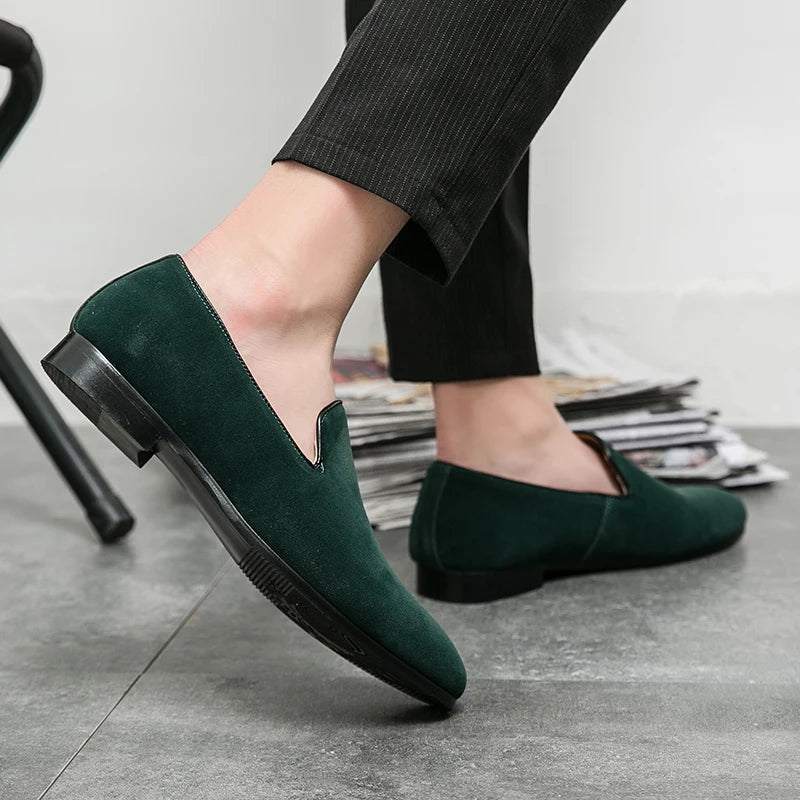 Men’s Suede Driving Mules | Men's Mules & Clogs by Anwer Fancy | Worldwide Shipping