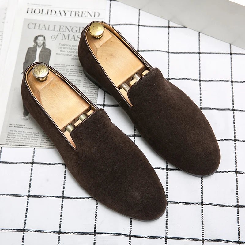 Men’s Suede Driving Mules | Men's Mules & Clogs by Anwer Fancy | Worldwide Shipping