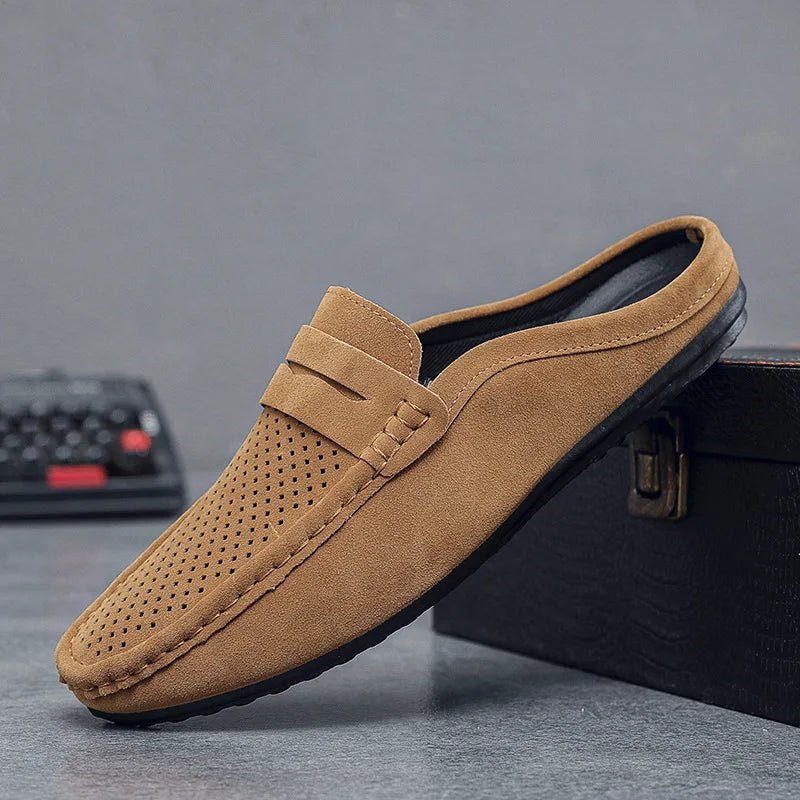 Men’s Suede Slip - On Mules | Men's Mules & Clogs by Anwer Fancy | Worldwide Shipping