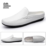 Men’s Summer Leather Mules | Men's Mules & Clogs by Anwer Fancy | Worldwide Shipping
