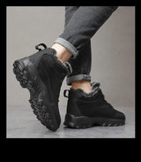 Men’s Thick Sole Winter Ankle Boots | Men's Snow Boots by Anwer Fancy | Worldwide Shipping