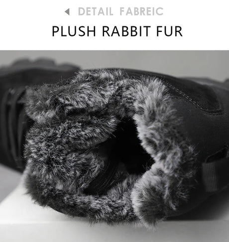 Men’s Thick Sole Winter Ankle Boots | Men's Snow Boots by Anwer Fancy | Worldwide Shipping