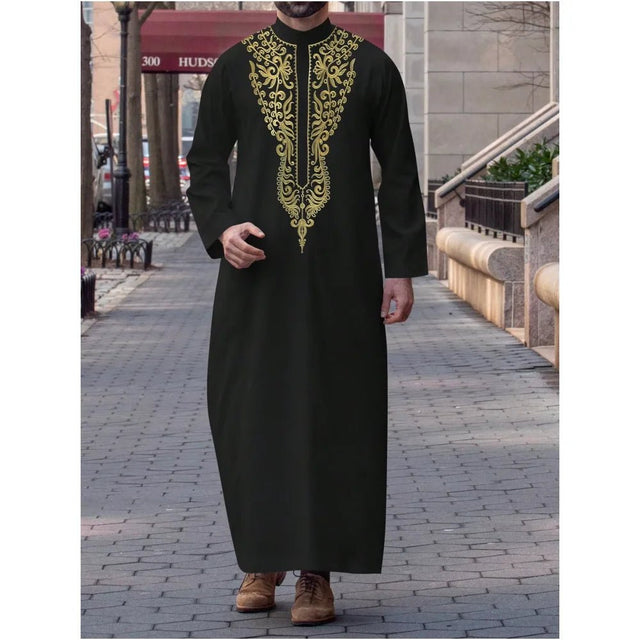 Men’s Traditional Muslim Embroidered Robe | by Anwer Fancy | Worldwide Shipping