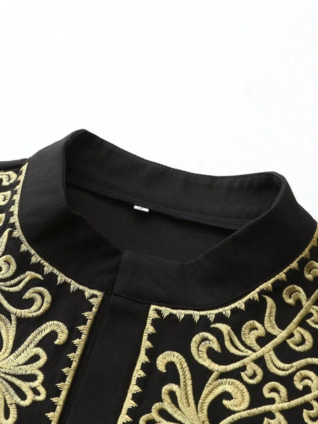 Men’s Traditional Muslim Embroidered Robe | by Anwer Fancy | Worldwide Shipping