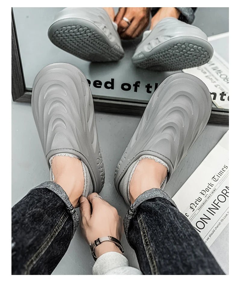 Men’s Velvet - Lined Waterproof Slippers | by Anwer Fancy | Worldwide Shipping