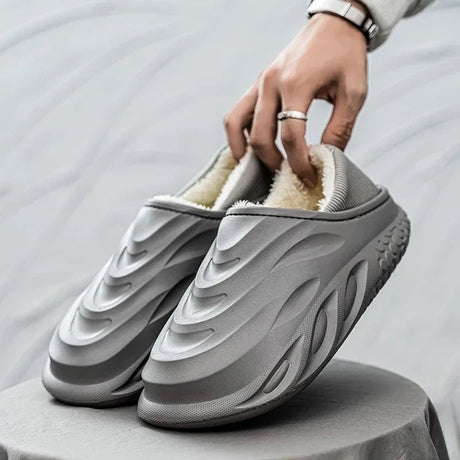 Men’s Velvet - Lined Waterproof Slippers | by Anwer Fancy | Worldwide Shipping