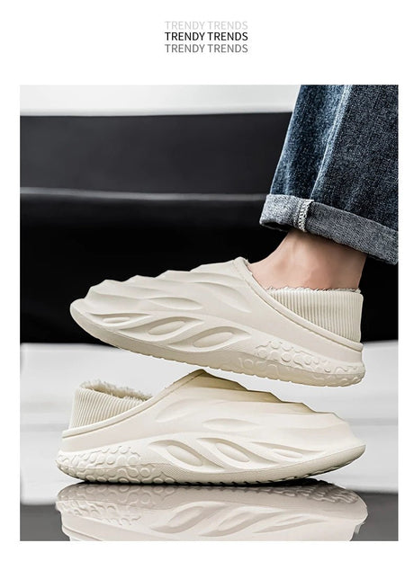 Men’s Velvet - Lined Waterproof Slippers | by Anwer Fancy | Worldwide Shipping