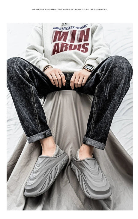 Men’s Velvet - Lined Waterproof Slippers | by Anwer Fancy | Worldwide Shipping