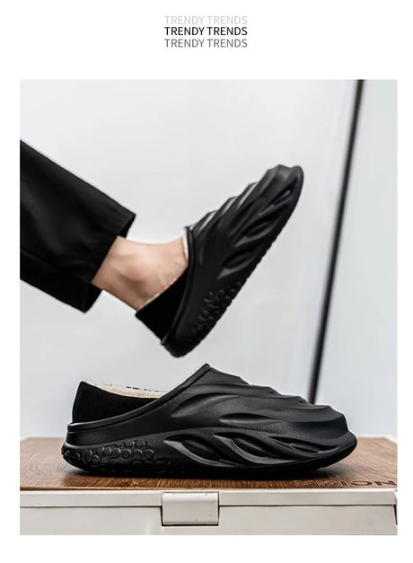 Men’s Velvet - Lined Waterproof Slippers | by Anwer Fancy | Worldwide Shipping