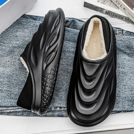 Men’s Velvet - Lined Waterproof Slippers | by Anwer Fancy | Worldwide Shipping
