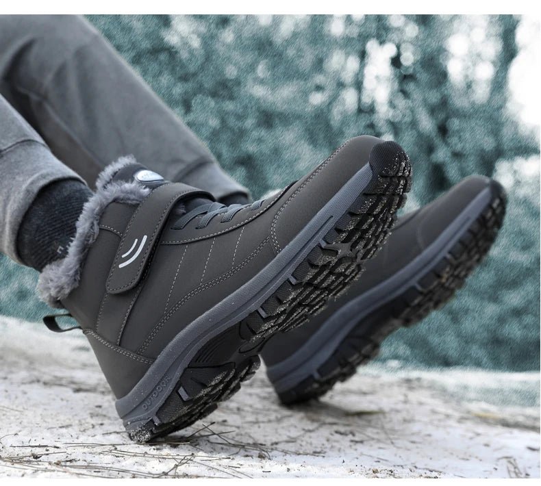 Men’s Warm Fur Platform Snow Boots | Men's Snow Boots by Anwer Fancy | Worldwide Shipping