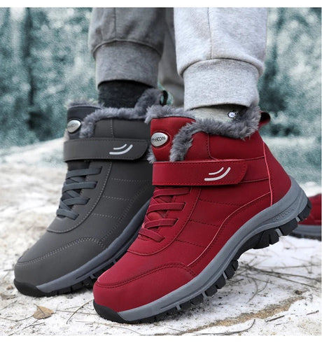 Men’s Warm Fur Platform Snow Boots | Men's Snow Boots by Anwer Fancy | Worldwide Shipping