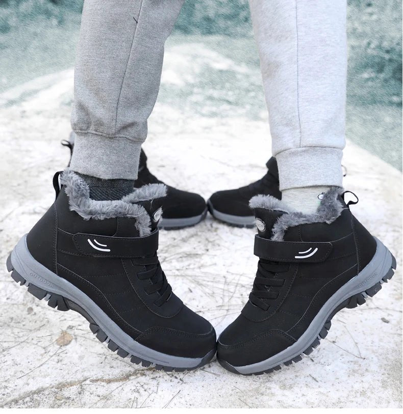 Men’s Warm Fur Platform Snow Boots | Men's Snow Boots by Anwer Fancy | Worldwide Shipping