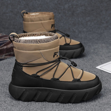 Men’s Waterproof Plush Winter Boots | Men's Snow Boots by Anwer Fancy | Worldwide Shipping