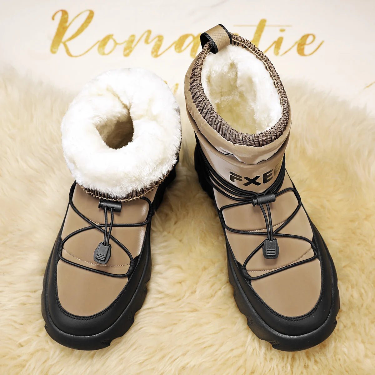 Men’s Waterproof Plush Winter Boots | Men's Snow Boots by Anwer Fancy | Worldwide Shipping