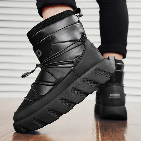 Men’s Waterproof Plush Winter Boots | Men's Snow Boots by Anwer Fancy | Worldwide Shipping