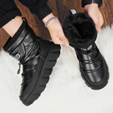 Men’s Waterproof Plush Winter Boots | Men's Snow Boots by Anwer Fancy | Worldwide Shipping