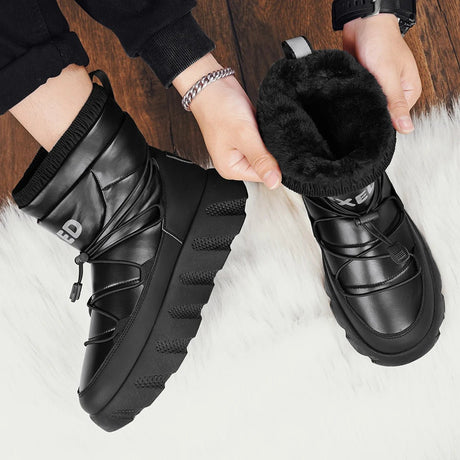 Men’s Waterproof Plush Winter Boots | Men's Snow Boots by Anwer Fancy | Worldwide Shipping