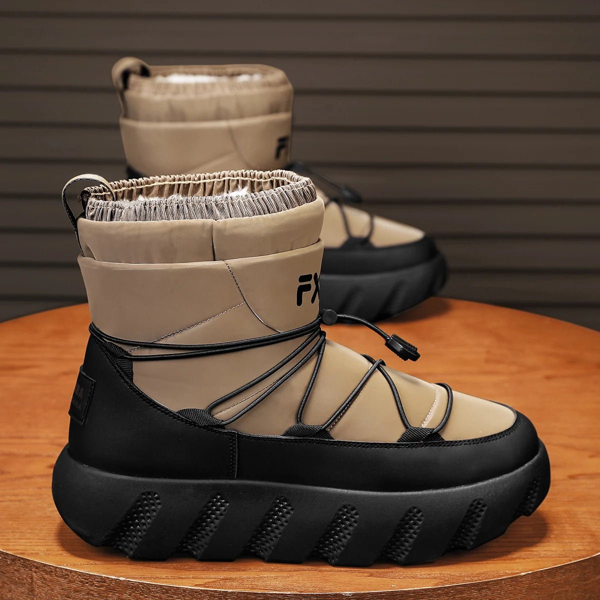 Men’s Waterproof Plush Winter Boots | Men's Snow Boots by Anwer Fancy | Worldwide Shipping