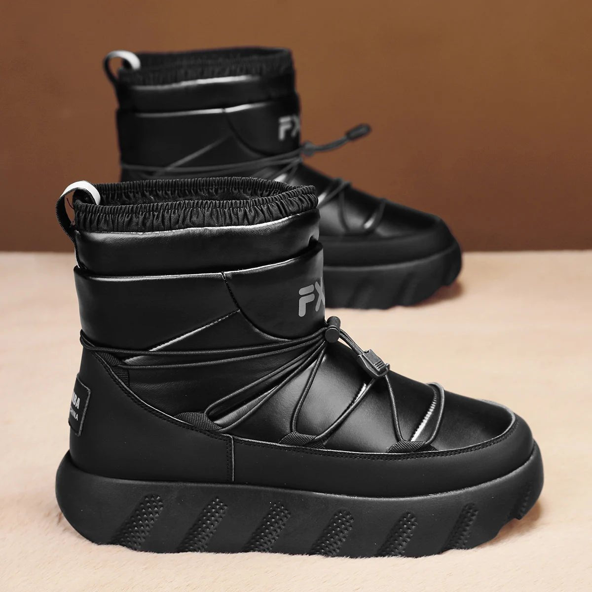 Men’s Waterproof Plush Winter Boots | Men's Snow Boots by Anwer Fancy | Worldwide Shipping