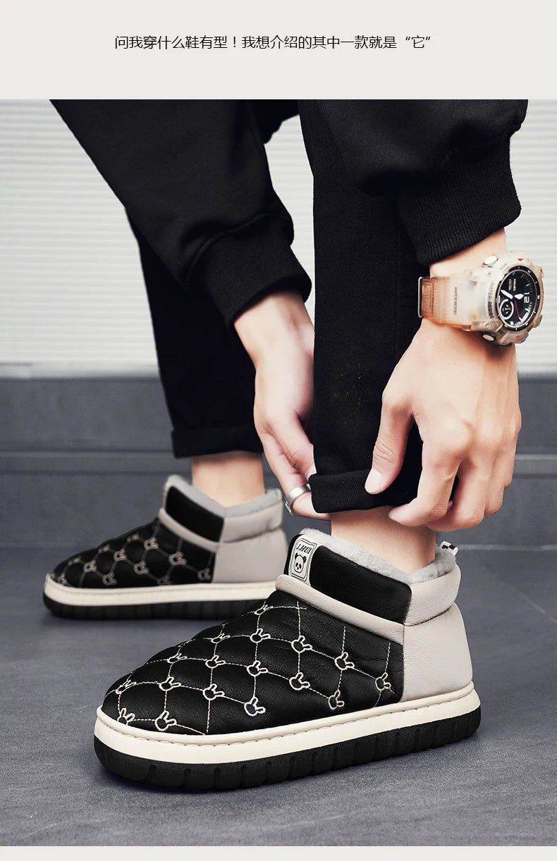 Men’s Waterproof Plush Winter Snow Boots | Men's Snow Boots by Anwer Fancy | Worldwide Shipping