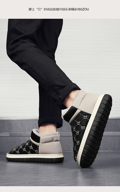 Men’s Waterproof Plush Winter Snow Boots | Men's Snow Boots by Anwer Fancy | Worldwide Shipping