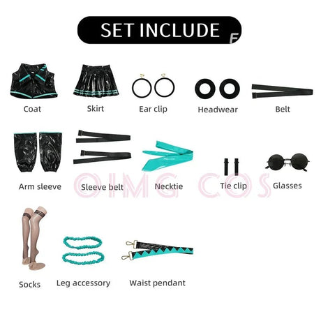 Mikuu Maid Cosplay Costume | by Anwer Fancy | Worldwide Shipping