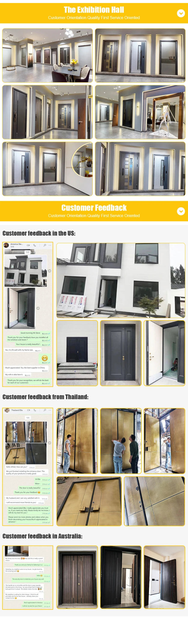 Modern Aluminum Pivot Door | by Anwer Fancy | Worldwide Shipping