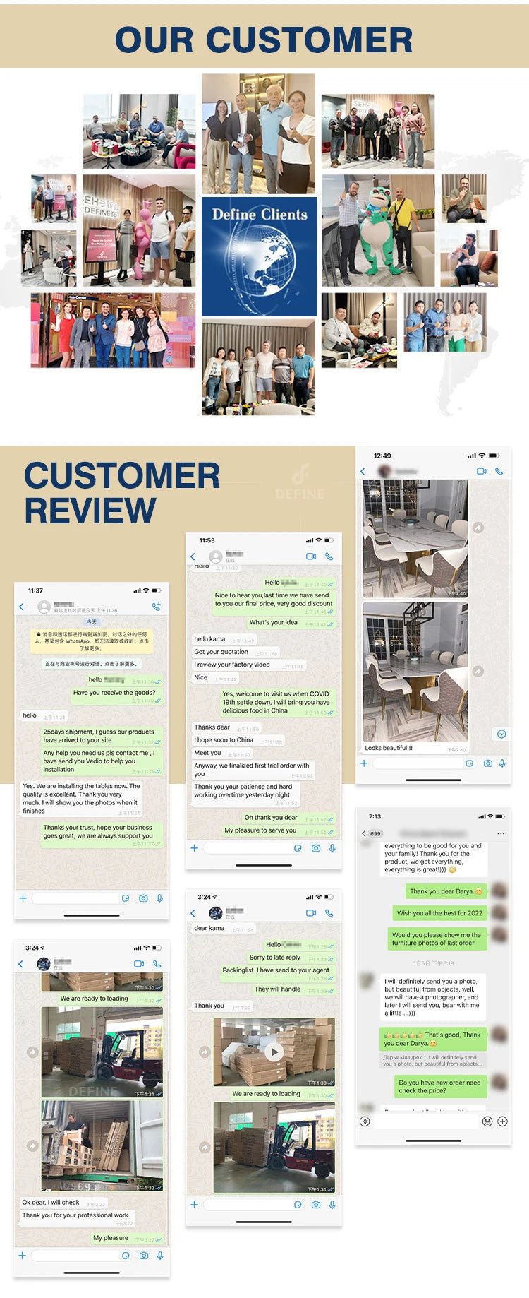 Modern Restaurant Dining Set | by Anwer Fancy | Worldwide Shipping