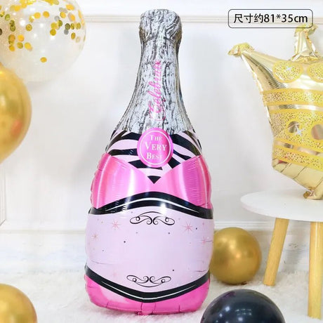 Pink Champagne Balloon Decoration | by Anwer Fancy | Worldwide Shipping